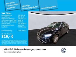 Schwarz Gebraucht 2022 VW T-Roc Life SUV | 24.980 € (Fairer Preis)