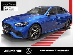 Metalliclack spektralblau Gebraucht 2024 Mercedes C180 AMG Limousine | 39.490 € (Etwas zu teuer)