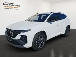 Atlas white / sol Gebraucht 2024 Hyundai Tucson N Line SUV | 37.490 € (Fairer Preis)
