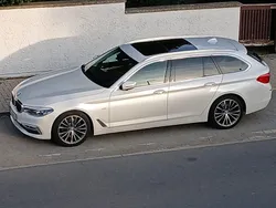 Mineralweiß metallic Gebraucht 2018 BMW 530 Luxury Line Kombi | 22.490 € (Fairer Preis)