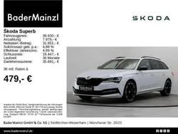 Moonweiß perleffekt/moonweis Gebraucht 2023 Skoda Superb SportLine Kombi | 39.930 € (Fairer Preis)