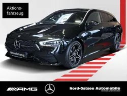Metalliclack kosmosschwarz Gebraucht 2025 Mercedes CLA200 Shooting Brake AMG Kombi | 41.998 € (Teuer)