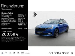 Raceblau metallic Gebraucht 2024 Skoda Fabia Monte Carlo Limousine | 25.990 € (Fairer Preis)