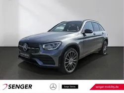 Grau Gebraucht 2021 Mercedes GLC300e AMG | 37.383 € (Guter Preis)