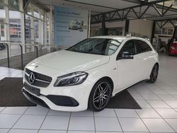 Calcitweiss Gebraucht 2017 Mercedes A180 AMG line Limousine | 19.490 € (Teuer)