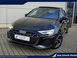 Mythosschwarz metallic Gebraucht 2024 Audi A3 Sportback S-Line Limousine | 43.990 € (Etwas zu teuer)