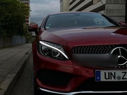 Rot Gebraucht 2017 Mercedes C200 AMG line Coupé | 26.000 € (Etwas zu teuer)