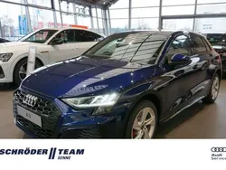 Navarrablau metallic Gebraucht 2022 Audi A3 Sportback e-tron S-Line Limousine | 26.490 € (Fairer Preis)