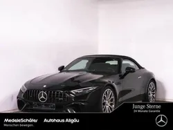 Lack obsidianschwarz (metallic) Gebraucht 2024 Mercedes SL55 AMG AMG Cabrio | 129.769 € (Fairer Preis)