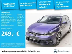 Vibrant violet metallic Gebraucht 2021 VW Polo R-line Limousine | 20.889 € (Guter Preis)