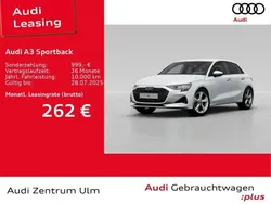 Weiß Gebraucht 2024 Audi A3 Sportback Advanced Plus Limousine | 34.290 € (Fairer Preis)