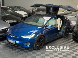 Blau Gebraucht 2020 Tesla Model X Performance SUV | 52.950 € (Fairer Preis)
