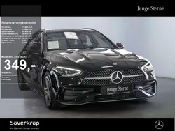 Schwarz unilack schwarz Gebraucht 2024 Mercedes C220 AMG Kombi | 41.480 € (Guter Preis)