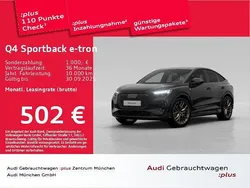 Schwarz Gebraucht 2024 Audi Q4 Sportback e-tron S-Line SUV | 51.762 €