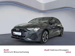 Grau Gebraucht 2025 Audi A3 Sportback S-Line Limousine | 35.850 € (Superpreis)