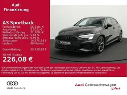 Schwarz Gebraucht 2023 Audi A3 Sportback Sport Limousine | 26.510 € (Etwas zu teuer)