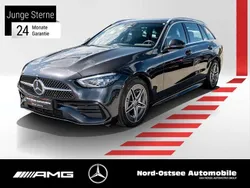 Metalliclack graphitgrau Gebraucht 2024 Mercedes C220 AMG Kombi | 40.490 € (Guter Preis)