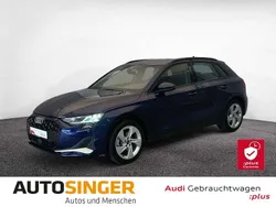 Navarrablau metallic Gebraucht 2024 Audi A3 Sportback Advanced Plus Limousine | 33.530 € (Guter Preis)