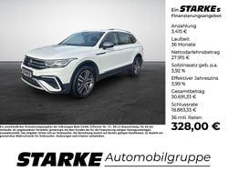 Weiß (oryxweiß perlmutteffekt) Gebraucht 2022 VW Tiguan Allspace Elegance SUV | 31.330 € (Fairer Preis)