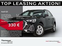 Mythosschwarz metallic Gebraucht 2024 Audi Q3 S-Line SUV | 42.260 € (Fairer Preis)