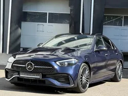 Blau Gebraucht 2022 Mercedes C300 AMG Limousine | 39.950 € (Etwas zu teuer)