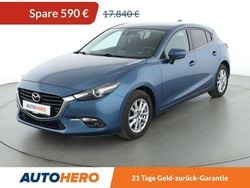 Blau Gebraucht 2018 Mazda 3 Exclusive-Line Limousine | 17.250 € (Etwas zu teuer)