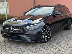 Schwarz Gebraucht 2021 Mercedes E220 AMG line Kombi | 19.900 € (Teuer)