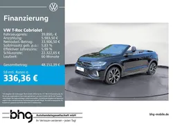 Schwarz Neu 2025 VW T-Roc Cabriolet R-line Cabrio | 39.890 € (Superpreis)