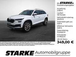 Moonweiss metallic Gebraucht 2021 Skoda Kodiaq Clever SUV | 27.990 € (Fairer Preis)