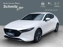 Weiss Gebraucht 2024 Mazda 3 Exclusive-Line Limousine | 26.999 € (Fairer Preis)
