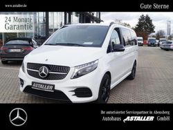 Bergkristallweiß Gebraucht 2024 Mercedes V220 AMG line Van / Kleinbus | 63.500 € (Teuer)