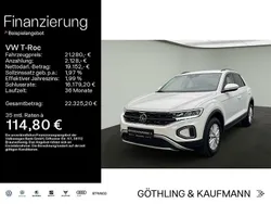 Pure white Gebraucht 2024 VW T-Roc Life SUV | 21.280 € (Guter Preis)