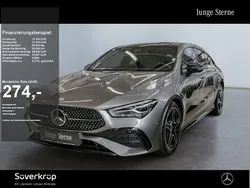 Grau Gebraucht 2024 Mercedes CLA200 Shooting Brake AMG Kombi | 33.620 € (Fairer Preis)