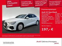 Weiß Gebraucht 2024 Audi A3 Sportback S-Line Limousine | 31.990 € (Fairer Preis)