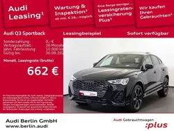 Mythosschwarz metallic Gebraucht 2025 Audi Q3 Sportback S-Line SUV | 49.990 € (Teuer)