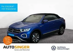 Ravennablau metallic Gebraucht 2023 VW T-Roc Cabriolet Move Cabrio | 27.460 € (Guter Preis)