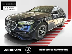 Blau Gebraucht 2024 Mercedes E220 AMG Limousine | 52.490 € (Guter Preis)