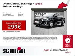 Mythosschwarz metallic Gebraucht 2024 Audi Q3 Sportback S-Line SUV | 36.340 € (Guter Preis)