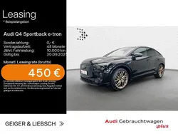 Schwarz Gebraucht 2025 Audi Q4 Sportback e-tron S-Line SUV | 51.999 €