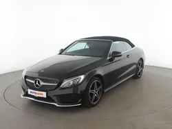 Schwarz Gebraucht 2017 Mercedes C180 AMG line Cabrio | 22.830 € (Etwas zu teuer)