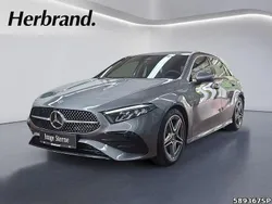 Metalliclack mountaingrau Gebraucht 2024 Mercedes A200 AMG Limousine | 31.890 € (Fairer Preis)