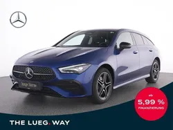 Blau metalliclack spektralblau Gebraucht 2024 Mercedes CLA250e Shooting Brake AMG Kombi | 34.885 € (Guter Preis)