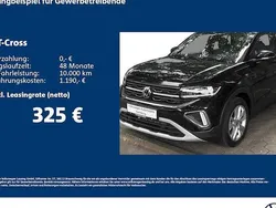 Schwarz Neu 2025 VW T-Cross Life SUV | 34.310 € (Teuer)