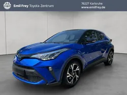 Titanblau metallic / dach schwarz Gebraucht 2022 Toyota C-HR Team SUV | 22.990 € (Fairer Preis)