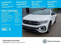 Pure white/schwarz Gebraucht 2022 VW T-Roc Cabriolet R-line Cabrio | 29.980 € (Fairer Preis)