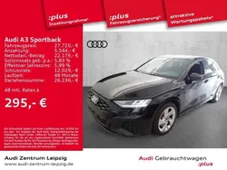 Mythosschwarz metallic Gebraucht 2022 Audi A3 Sportback e-tron S-Line Limousine | 27.720 € (Fairer Preis)