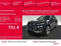 Mythosschwarz metallic Gebraucht 2025 Audi Q6 e-tron Ambiente SUV | 67.950 € (Superpreis)