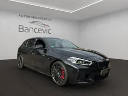 Saphirschwarz (metallic) Gebraucht 2021 BMW 128 M Sport Limousine | 28.750 € (Fairer Preis)
