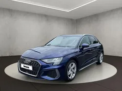 Navarrablau metallic Gebraucht 2021 Audi A3 Sportback S-Line Limousine | 22.400 € (Fairer Preis)