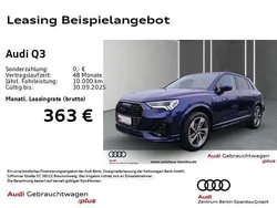Navarrablau metallic Gebraucht 2024 Audi Q3 S-Line SUV | 36.578 € (Superpreis)